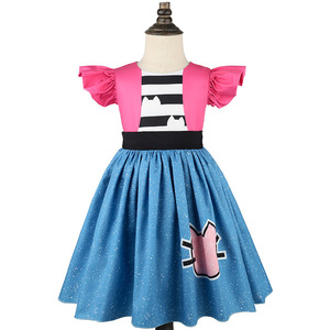 Niños pequeños lindo gato manga voladora <span class=keywords><strong>Gabby</strong></span> disfraz vestido para niñas fiesta <span class=keywords><strong>de</strong></span> cumpleaños Halloween Navidad carnaval <span class=keywords><strong>casa</strong></span> <span class=keywords><strong>de</strong></span> <span class=keywords><strong>muñecas</strong></span> vestir - Product Image 5