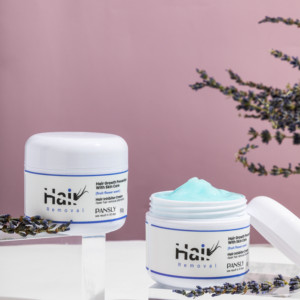 Pansly OEM Organic Natural Lavender <strong>Hair</strong> <strong>Removal</strong> Cream Body Lotion Smooth Repair Painless Skin Care for Face <strong>Stop</strong> <strong>Hair</strong> Growth - Product Image 1