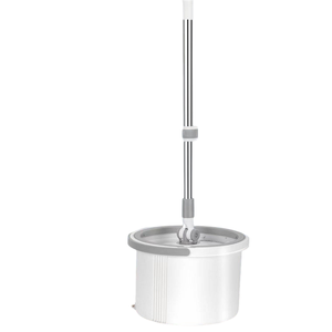 Ensemble de seaux de vadrouille magique rotatifs à 360 degrés avec poignée pivotante rétractable en acier - Product Image 6