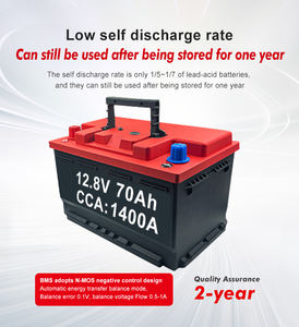 Bon fournisseur 1400A 12V <span class=keywords><strong>70Ah</strong></span> Lifepo4 <span class=keywords><strong>batterie</strong></span> de démarrage pour voitures - Product Image 3