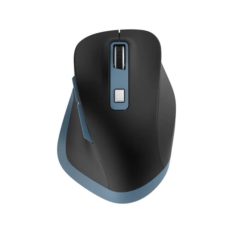 Advanced Double Plastic Injection with soft TPE Full Size Ergonomic 6 Buttons 1600 DPI Adjustable Rechargeable Wireless Mouse
