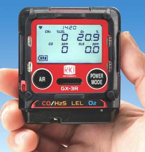 Détecteur de gaz Riken Keiki GX-3R neuf, fabriqué au Japon, pour la surveillance de quatre gaz (GMS Instruments) - Product Image 5