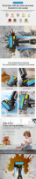RedKey-Vadrouille intelligente sans fil, aspirateur à sec et humide W12 SE multi-surfaces, nettoyeur de sol à main sans fil, autonettoyant