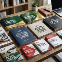 Impression de brochures marketing personnalisées pour entreprises, livrets agrafés et impression de catalogues d'entreprise de luxe pour l'image de marque des entreprises