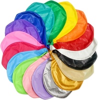 Palloncino gonfiabile arcobaleno da 36 pollici, ecologico, a tema natalizio e di compleanno, decorazione per feste, regalo per bambini.