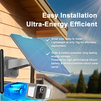 Système de sécurité par caméra solaire à triple objectif 10X en continu, avec carte SIM 4G, WiFi, surveillance sans fil, CCTV, caméra PTZ solaire 4G