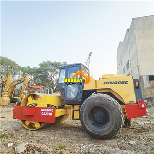 Rodillo compactador vibratorio de tambor liso Dynapac CA30D CA301D CA25D CA301 usado de 12 toneladas para construcción, componente principal del motor - Product Image 6