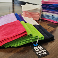 Nouvelle conception, vente chaude, serviette en microfibre ultra-fine 40x60, détails automobiles, chiffon de nettoyage en microfibre ultra-fine