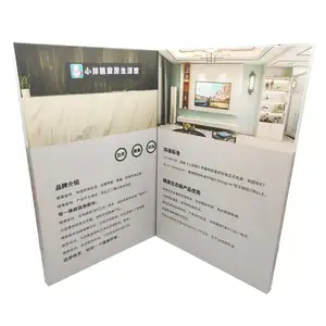 개인 맞춤형 인쇄 샘플 전시 팜플렛 골판지 인쇄 양장 기업 컬러 카드 팜플렛 골판지 책