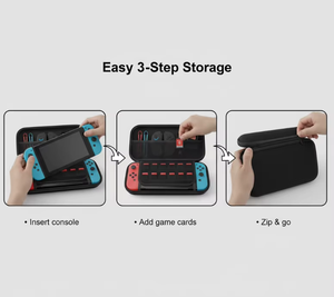 Étui de rangement pour console de jeu EVA personnalisable - Élégant, étanche, antichoc, anti-poussière, haute protection, portable - Product Image 4