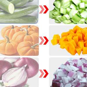 Machine automatique de découpe de fruits, légumes et oignons, machine à couper les légumes, machine à découper en cubes l'aloe vera - Product Image 5