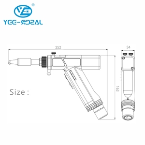 NOUVEAU 2000W SUP28T Tête de soudage laser refroidie par air Pistolet de soudage de qualité industrielle préféré pour le traitement des métaux - Product Image 2