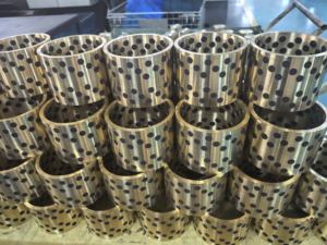 บูชปลอกทองแดงหล่อลื่นตัวเองพร้อมตลับลูกปืนไร้น้ำมันกราไฟท์ฝัง - Product Image 6