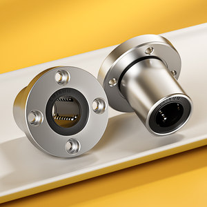 Rodamientos Lineales de Brida Redonda Tipo Deslizante LMF6, Acero Niquelado para Rodamientos 8 10 12 13 16 20 25 30 35 40 50 <span class=keywords><strong>UUU</strong></span> - Product Image 1