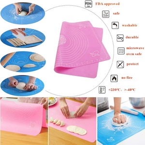 Custom Logo Pattern Printing <b>Silicone</b> Baking <b>Mat</b> Non-Stick & BPA-Free Food Grade Dough Rolling <b>Mat</b> Baking & Pastry Tool - Product Image 2