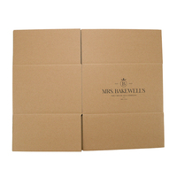 Boîtes d'expédition au design moderne personnalisé avec carton avec logo boîte noire d'expédition en carton ondulé pour emballage de livraison