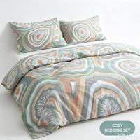Prix usine 100% polyester tissu brossé motif personnalisé conception tissu imprimé dispersé pour la literie