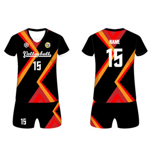 定制升华设计您自己的带有徽标名称和数字的排球运动衫 - Product Image 1