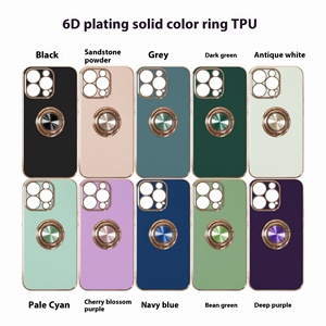 Custodia per telefono sportiva in TPU elettrolitica 6D per <span class=keywords><strong>iPhone</strong></span> 15 & Apple 14 Pro Max supporto per portafoglio magnetico e impugnatura di aspirazione - Product Image 3