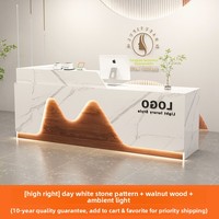 QT-217X Petite armoire de table en cuir de luxe léger pour usage commercial dans les salons de beauté, les salons de coiffure, les magasins de vêtements, les entreprises