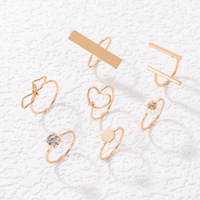 Dernière mode anneau de doigt réglable en or ouvert prix bague de câlin bijoux pour filles