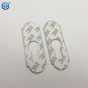 Satin Stainless Steel <b>Keyhole</b> <b>Cover</b> 87x30mm Euro Profile Escutcheons - Product Image 3