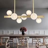Usine Direct Bande Lampe De Luxe Restaurant Haricot Magique Restaurant bar Moderne Simple Créatif Nordique Lustre De Table