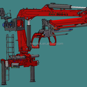 Grue à grappin <span class=keywords><strong>pour</strong></span> le manutention du bois, grue à grappin rotative à 360 degrés, grue à grappin robuste <span class=keywords><strong>pour</strong></span> la démolition, longueur de bras personnalisable - Product Image 2