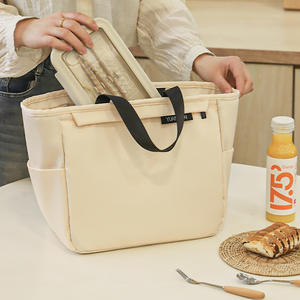 Bolsa de almuerzo aislada de tela Oxford Tianben, gran capacidad, portátil, duradera, resistente al agua, para viajes y picnics - Product Image 3