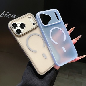 เคสโทรศัพท์แม่เหล็กแบบด้านลายจุดใหม่สำหรับ iPhone 18 15 16 17 Pro Max พร้อมฟิล์มเลนส์ HD ป้องกันฝาหลัง - Product Image 4