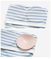 Ensemble deux pièces loungewear pour femme avec logo personnalisé, short tube rayé à taille repliable, vente en gros, vêtements pour femme, ensembles pour femme