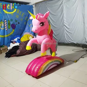 Детская вечеринка украшение Надувная животная модель надувной Единорог надувной пони