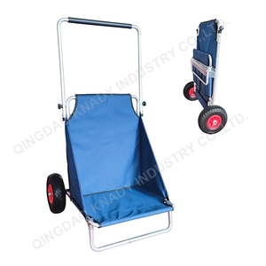 Xách tay hợp kim nhôm có thể gập lại giỏ hàng tay xe đẩy ngả ghế cho nhà ngoài trời bãi biển Câu Cá Nhựa bền vải cao su - Product Image 1