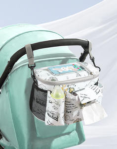 Mochila ligera para pañales de Material Oxford, compartimento de gran capacidad, patrón de dibujos animados, múltiples métodos de transporte, portátil - Product Image 3