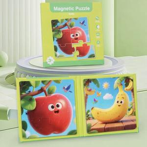 Libro <span class=keywords><strong>de</strong></span> Rompecabezas Magnéticos <span class=keywords><strong>de</strong></span> Madera <span class=keywords><strong>para</strong></span> Niños, con Temática <span class=keywords><strong>de</strong></span> Transporte, Frutas y Animales, Juguete Educativo Plano <span class=keywords><strong>para</strong></span> el Desarrollo Cerebral <span class=keywords><strong>de</strong></span> Niños Pequeños - Product Image 2