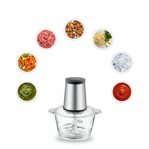Hachoir Électrique Automatique 2L en Acier Inoxydable pour Viande, Petit Hachoir à Viande Électrique <span class=keywords><strong>Pas</strong></span> <span class=keywords><strong>Cher</strong></span> pour Cuisine Domestique, Meilleur Hachoir à Viande en Promotion - Product Image 5