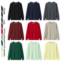 Nouveau Pull Homme Hiver Automne 310 Grammes en Tissu Santé Col Rond Personnalisé Sans Col Logo Populaire