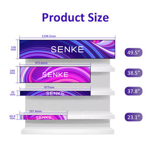 Стрейч дисплей 19 21 24 28 29 36 43 48 дюймов ЖК-бар ультра широкий экран для рекламы супермаркета цифровой экран полки - Product Image 2