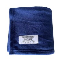Fabrication OEM en Chine, couverture d'avion ignifuge, polaire en polyester résistant aux flammes, lavable, couverture résistante au feu