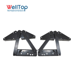 Welltop Hot Bán đồ nội thất phụ kiện phần cứng có thể điều chỉnh 3 vị trí góc Sofa giường bản lề tựa lưng foldingbed nâng lên cơ chế - Product Image 1