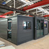 Rumah Kontainer Ekspansiabel Modern 20 40ft Mewah Tiga-dalam-Satu 2 Kamar Tidur Villa Modular Prefab untuk Resor dan Hunian