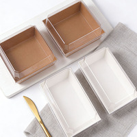 Boîtes Blister Transparentes en Gros pour Gâteaux, 4/5 pouces, pour Cheesecake, Mousse, Pâtisserie, Emballage Transparent à Emporter