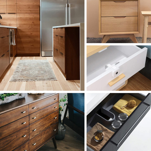 Silencieux Maison Télescopique Matériel Roulement Glissière Nouveau Made Vietnam pour Chambre Salle De Bains Tiroirs Armoires pour Cuisine Salon - Product Image 5