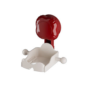 Shower Gel Holder Suction Mounted Rectangular Durable Bathroom Storage For Soap <b>Shampoo</b> Kitchen Use - Product Image 1