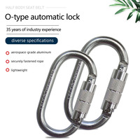 Mousqueton en acier autobloquant JENSAN personnalisé 25KN pour l'escalade, norme EN362-2004, ouverture de 19 mm pour usage extérieur