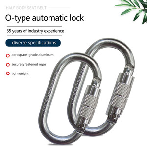 <span class=keywords><strong>Mousqueton</strong></span> en acier <span class=keywords><strong>autobloquant</strong></span> JENSAN personnalisé 25KN pour l'escalade, norme EN362-2004, ouverture de 19 mm pour usage extérieur - Product Image 5
