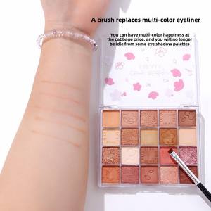 Herramienta especial para artistas de maquillaje, herramienta mejorada para delineador de ojos, cepillo para cejas, cabeza plana, detalles de bisel, gusano de seda, madera de barrido - Product Image 4