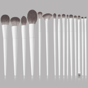 Set di 15 <span class=keywords><strong>Pennelli</strong></span> Vegani di Lusso con Etichetta Privata Personalizzata, Manico <span class=keywords><strong>in</strong></span> Legno <span class=keywords><strong>per</strong></span> Viso, Ombretto, Contorno, Blush, <span class=keywords><strong>Pennelli</strong></span> Professionali <span class=keywords><strong>per</strong></span> Trucco - Product Image 5