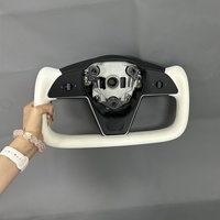 Volant sport chauffant en cuir de qualité supérieure pour Tesla Model 3 Model Y