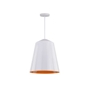 Lampada da Soffitto in Metallo Bianco - 1XE27 MAX 40W - Product Image 1